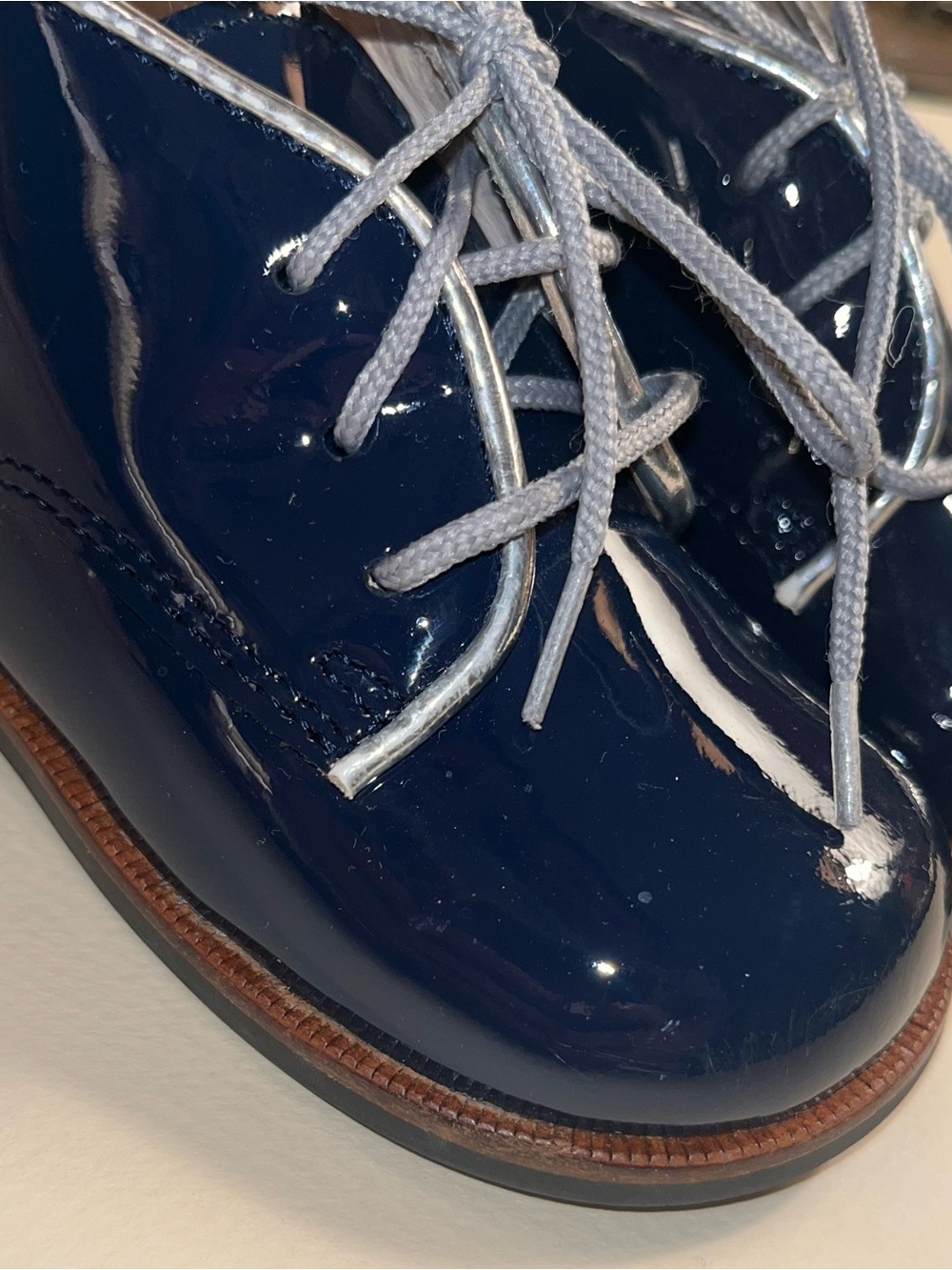 Chupetin by Zuri Patent Leather Baby Boots EU 20